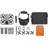 DJI Avata 360 Motion Combo (Goggles N3), 4 rotorer, 64 MP, 6000 x 3000 piksler, 13500 m, 2700 mAh, Grå