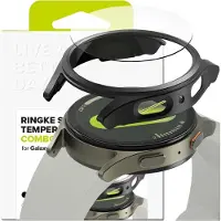 Ringke Slim & herdet glassdeksel + glassett for Samsung Galaxy Watch 7 44mm - Svart