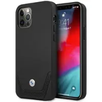 BMW Perforert lærveske til iPhone 12 / iPhone 12 Pro - Svart