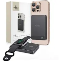 Tech-Protect PB33 LifeMag MagSafe 5000mAH powerbank - svart