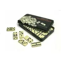 Grapet DOMINO GAME, 28 deler med metallkopp