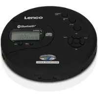 Lenco CD-300 - CD-spiller - sort