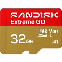 SanDisk Extreme GO microSDHC UHS-I-kort 32 GB / microSDHC-minnekort med U3 og V30