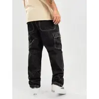 Empyre Sk8 Denim Cargo Jeans svart