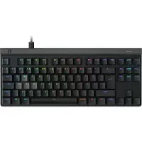 Logitech G G515 RAPID - Tastatur - lav profil, analog - TKL - bakgrunnsbelyst - USB - QWERTY - dansk/norsk/svensk/finsk - svart