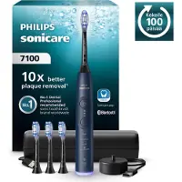 Philips Series 7100 HX7423/08 Oppladbar tannbørste, Voksen, Sonik tannbørste, Daglig stell, Gum omsorg, Sensitiv / Myk, 62000 bevegelser per minutt...