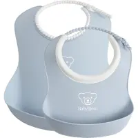 BabyBjörn Smekke - 2-pack - Pastellblå - - OneSize - Smekke
