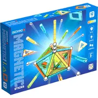 Geomag Magnetsett - Pinner - 52 Deler - - OneSize - Magnetisk leketøy