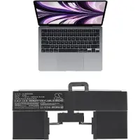 Cameron Sino Batteri til bærbar PC, MacBook for Apple A2681 (EMC 4074), M2 2022 A2681, MLXW3LL/A m.fl.