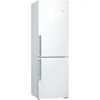 Bosch Serie | 4 KGV366WEP - Kjøleskap/fryser - bunnfryser - bredde: 60 cm - dybde: 65 cm - høyde: 186 cm - 308 liter - Klasse E - hvit
