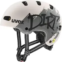 Uvex Kid 4 Style MIPS sykkelhjelm 55-58 cm, dirt warm grey matt