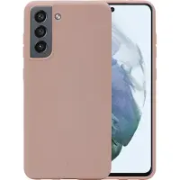 dbramante1928 Greenland - Baksidedeksel for mobiltelefon - 100 % resirkulert plast - rosa sand - for Samsung Galaxy S21 FE 5G