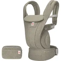 Ergobaby Omni Deluxe bæresele i mesh, Soft Olive