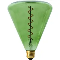 Näve LED-pære Dilly E27 4W 2200K dimbar, grønnfarget