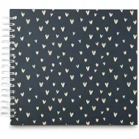 Hama Lovely, Blå, 100 ark, Spiralbinding, 100 x 150 mm, Hvit, 50 ark