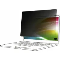 3M BPNDE001, 34 cm (13.4), 16:10, Laptop, Rammeløst skjermfilter, Anti-gjenskinn