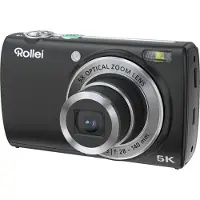 Rollei Powerflex Compact, 64 MP, 9248 x 6936 piksler, 5x, 5K Ultra HD, berøringsskjerm, svart