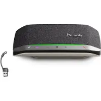 Poly Sync 20-M - Smart høyttalertelefon - Bluetooth - kablet, trådløs - USB-A, USB-C - svart - Certified for Microsoft Teams