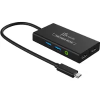 J5CREATE JVA01-N - Videofangstadapter - USB-C 3.2 Gen 1 - svart