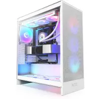 NZXT H7 Flow RGB (2024) - All White - Kabinett - Miditower - Hvit