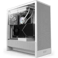 NZXT H5 Flow (2024) - White - Kabinett - Miditower - Hvit