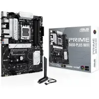 Asus Prime B650-Plus WiFi - Hovedkort - ATX - Socket AM5 - AMD B650 Chipset - USB-C 3.2 Gen2, USB 3.2 Gen 2, USB 3.2 Gen 1, USB-C 3.2 Gen 1 - 2.5 G...