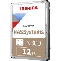 Toshiba N300 HDWG51CUZSVA NAS-harddisk 12 TB 3,5" SATA III 7200 rpm 512 MB
