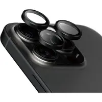 PanzerGlass iPhone 16 Pro/16 Pro Max Hoops keramisk kameralinsebeskytter - svart