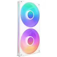 NZXT F Series F280 RGB Core - Enkeltramme vifte enhet - 140 mm - matt hvit