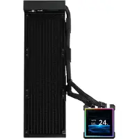Lian Li HydroShift II LCD-S 360 Fanless, Væskekjølesett, 1600 RPM, 3200 RPM, Svart
