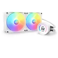 NZXT Kraken Elite 280 RGB - Væskekjølesystem for prosessor - med LCD-skjerm - (for: LGA115x Socket, LGA1200, LGA1700, AM4, AM5) - kobber - 140 mm -...