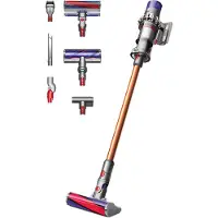 Dyson V10 Absolute - Støvsuger - pinne/håndholdt (2-i-1) - uten pose - uten kabel - nikkel/kobber
