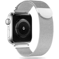 Tech-Protect MilaneseBand til Apple Watch 4 / 5 / 6 / 7 / 8 / 9 / SE / Ultra 1 / 2 (42/44/45/49 mm) - sølv
