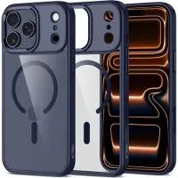 Tech-Protect MagMat MagSafe-etui for iPhone 17 Pro - gjennomsiktig marineblå