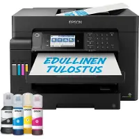 Epson EcoTank ET-16605 - Multifunksjonsskriver - farge - ink-jet - ITS - A3 (medie) - opp til 25 spm (trykking) - 550 ark - 33.6 kbps - USB, LAN, U...