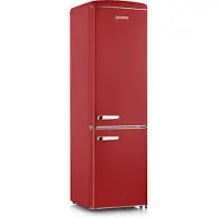 Severin RKG 8917 retro kombiskap 244 L energiklasse D 55 cm, rød
