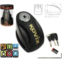 Kovix Knx6-bk Alarmskivelås 6 Mm