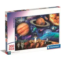 Clementoni Puslespill Space Mission, 300 brikker 2D Puslespill