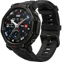Xiaomi Amazfit T-Rex 3 Pro - 48 mm - Ja smartklokke med stropp - silikon - håndleddstørrelse: 145-210 mm - display 1.5 - Bluetooth, Wi-Fi, NFC - 52 g - taktisk svart