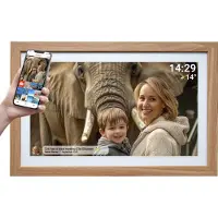 Denver FRAMEO PFF-2162LW - Digital fotoramme - 1 GB RAM - 32 GB - 21.5 - 1920 x 1080 - lett tre