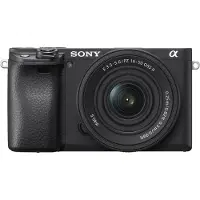 Sony a6400 ILCE-6400L - Digitalkamera - speilløst - 24.2 MP - APS-C - 4K / 30 fps - 3optisk x-zoom 16-50 mm-linse - Wi-Fi, NFC, Bluetooth - svart