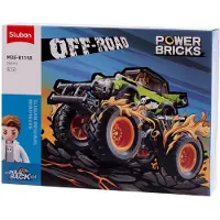Sluban Power Bricks Off Road Fire Byggespill 264 Stykker