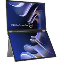 Asus ZenScreen Duo OLED MQ149CD bærbar skjerm 14" 1920 x 1200 60 Hz, sølv