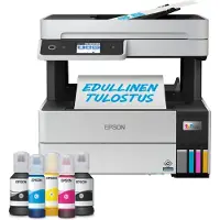 Epson EcoTank ET-5170 - Multifunksjonsskriver - farge - ink-jet - A4 (210 x 297 mm) (original) - A4/Legal (medie) - opp til 17 spm (trykking) - 250 ark - 33.6 kbps - USB, LAN, Wi-Fi