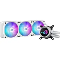 Asus ROG STRIX LC III 360 ARGB - White Edition - væskekjølesystem for prosessor - Radiatorstørrelse: 360 mm - (for: AM4, LGA1200, LGA1700, AM5, LGA...