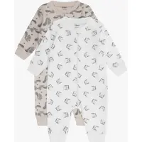 Pippi Nattdrakter - 2-pack - Regnværsdag - - 56 - Jumpsuit
