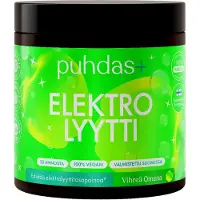 Puhdas+ Electrolyte Powder, Green Apple, 120 g
