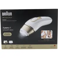 Braun Silk·expert Pro 5 PL5210 IPL-hårfjerner / lysepilator med hudtonesensor og Smart Flex-hode / epilator