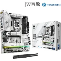 Asrock Z890 Steel Legend WiFi hovedkort LGA 1851 ATX DDR5 90-MXBPF0-A0UAYZ