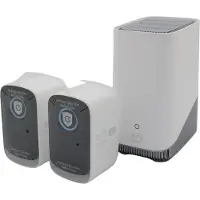Eufy eufyCam S300 (eufyCam 3C - 2 Camera Kit - nettverksovervåkingskamera - utendørs, innendørs - støvsikker / værsikker - farge (Dag og natt) - 8 ...
